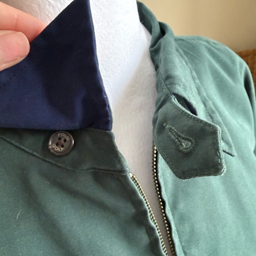 Vintage Polo by Ralph Lauren Forest Green Bomber Jacket - Picture 3 of 11